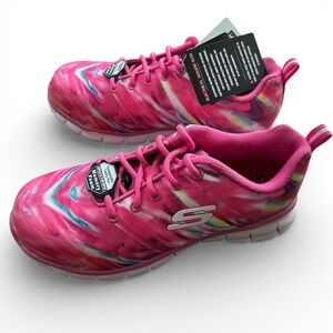Skechers Work Woman's Sure Track Pink Slip Resistant Sneakers 7.5M NEW